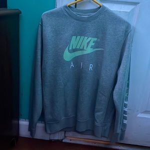 Grey nike crew neck